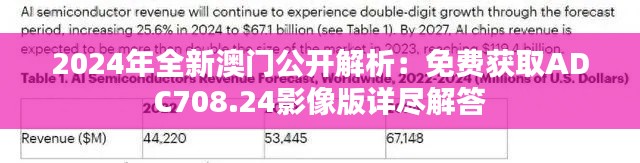 2024年全新澳门公开解析：免费获取ADC708.24影像版详尽解答