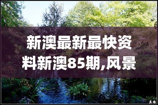 新澳最新最快资料新澳85期,风景园林_WKJ103.96长生境