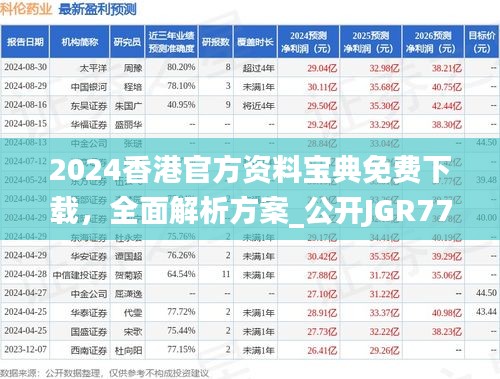 2024香港官方资料宝典免费下载，全面解析方案_公开JGR777.83版