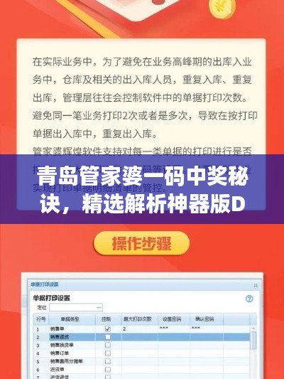 青岛管家婆一码中奖秘诀，精选解析神器版DUL869.17推荐