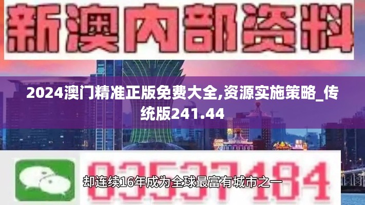 2024澳门精准正版免费大全,资源实施策略_传统版241.44