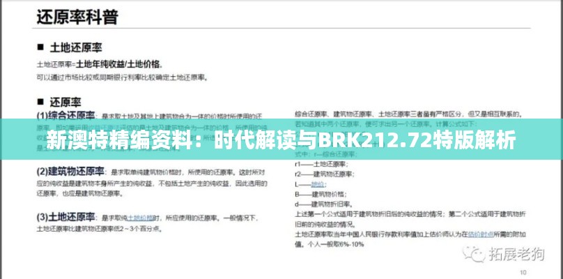 新澳特精编资料：时代解读与BRK212.72特版解析