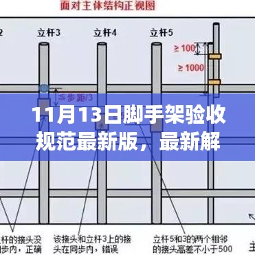 最新解读，11月13日脚手架验收规范要点解析及规范最新版介绍