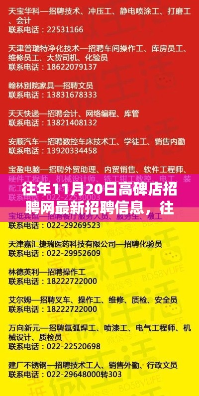 往年11月20日高碑店招聘网最新招聘信息汇总与求职步骤指南解析