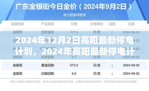 高阳最新停电计划通知，2024年停电安排详解