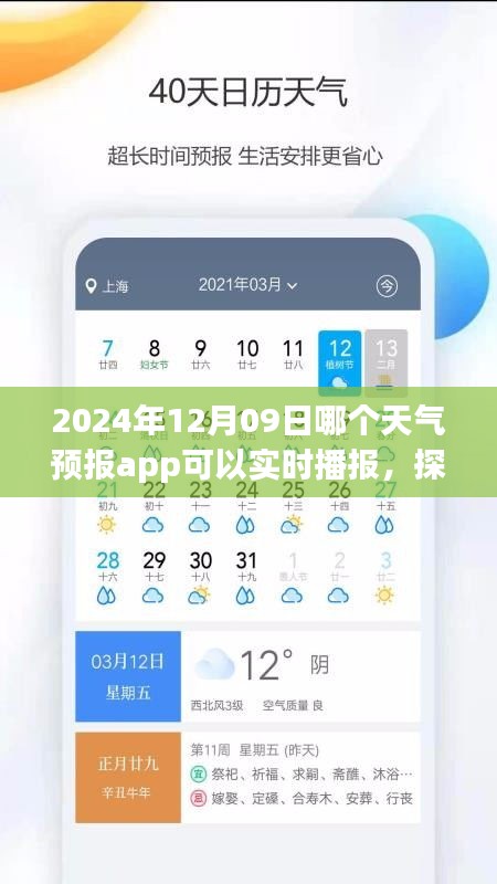 探秘天气预报app，实时播报小巷深处天气宝藏，揭秘最准确天气预报软件（针对2024年12月09日）